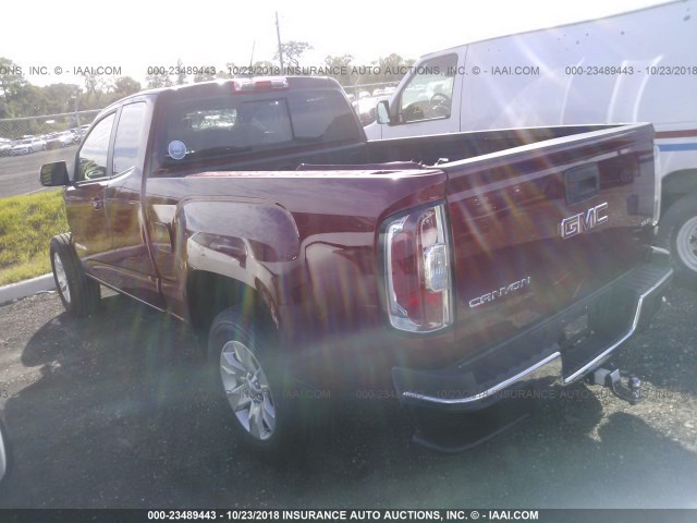 1GTH5CEN2H1332411 - 2017 GMC CANYON SLE RED photo 3