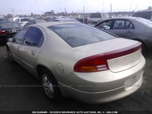 2B3HD46RXYH416831 - 2000 DODGE INTREPID GOLD photo 3