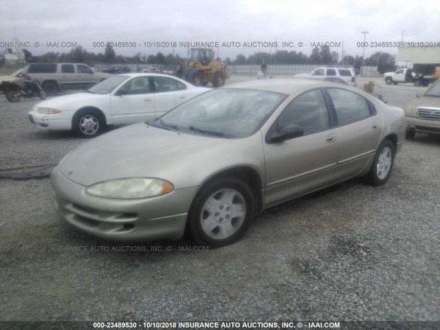 2B3HD46R62H232767 - 2002 DODGE INTREPID SE GOLD photo 2