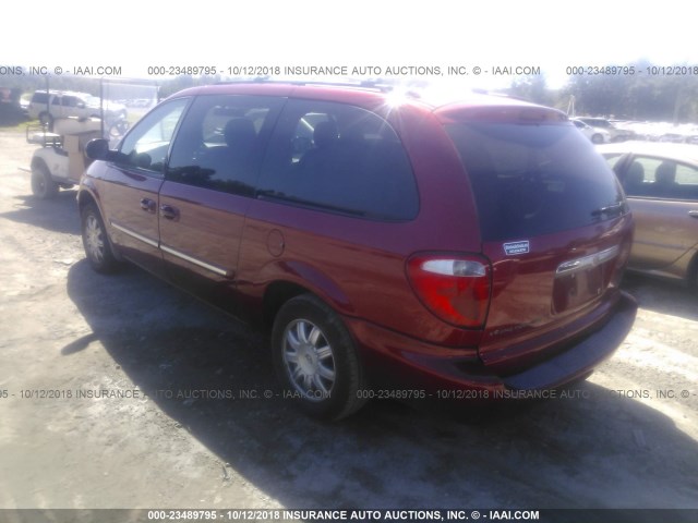 2A4GP54L47R261900 - 2007 CHRYSLER TOWN & COUNTRY TOURING RED photo 3