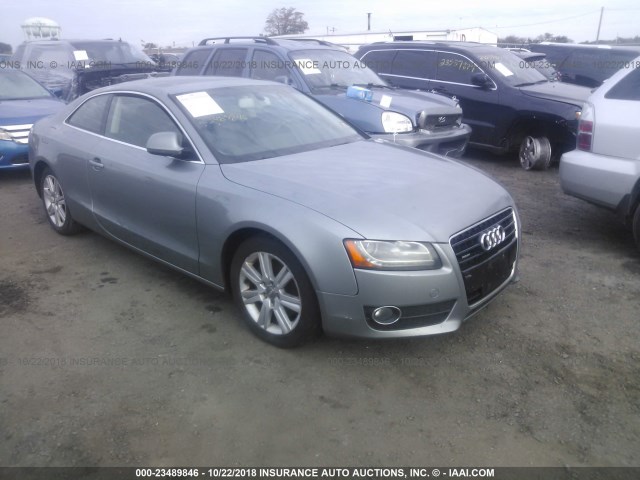 WAUDK78T79A030538 - 2009 AUDI A5 QUATTRO SILVER photo 1