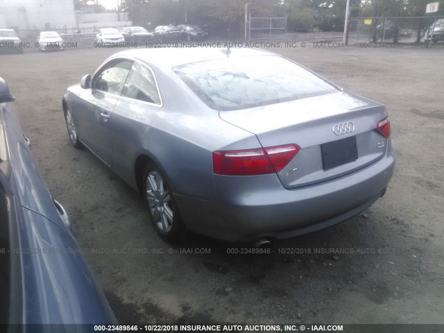 WAUDK78T79A030538 - 2009 AUDI A5 QUATTRO SILVER photo 3