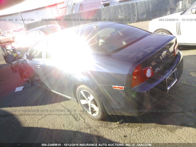 1G1ZC5E10BF249114 - 2011 CHEVROLET MALIBU 1LT BLUE photo 3