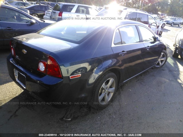 1G1ZC5E10BF249114 - 2011 CHEVROLET MALIBU 1LT BLUE photo 4