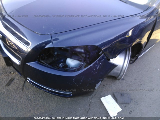 1G1ZC5E10BF249114 - 2011 CHEVROLET MALIBU 1LT BLUE photo 6