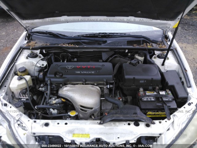 4T1BE30K36U710374 - 2006 TOYOTA CAMRY LE/XLE/SE WHITE photo 10
