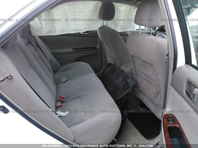 4T1BE30K36U710374 - 2006 TOYOTA CAMRY LE/XLE/SE WHITE photo 8