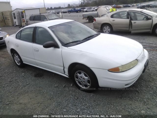 1G3NL52F53C258870 - 2003 OLDSMOBILE ALERO GL WHITE photo 1