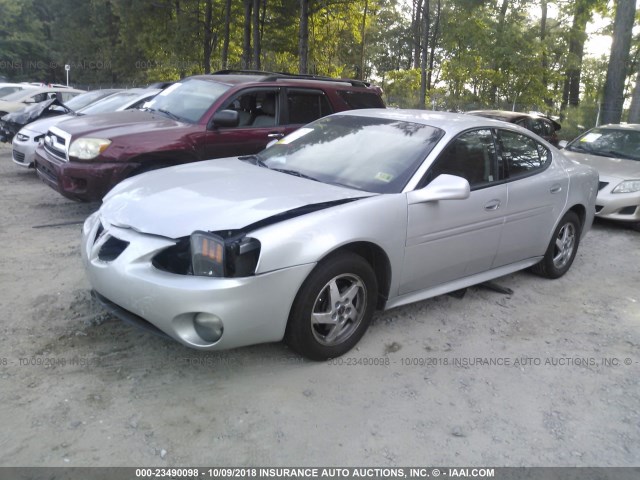 2G2WP522341116843 - 2004 PONTIAC GRAND PRIX GT SILVER photo 2