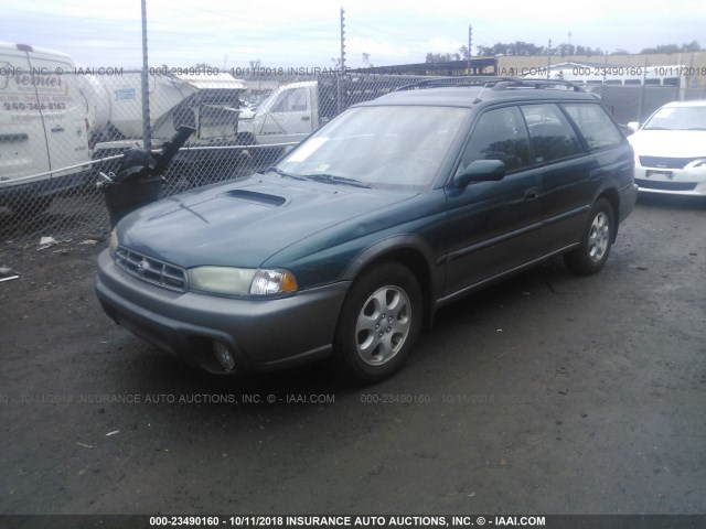 4S3BG6850X7624549 - 1999 SUBARU LEGACY OUTBACK/SSV/LIMITED/30TH GREEN photo 2