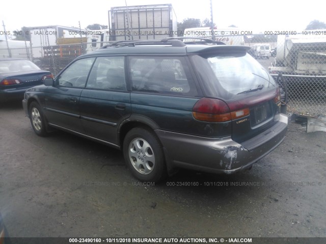 4S3BG6850X7624549 - 1999 SUBARU LEGACY OUTBACK/SSV/LIMITED/30TH GREEN photo 3