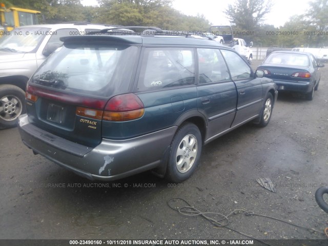 4S3BG6850X7624549 - 1999 SUBARU LEGACY OUTBACK/SSV/LIMITED/30TH GREEN photo 4