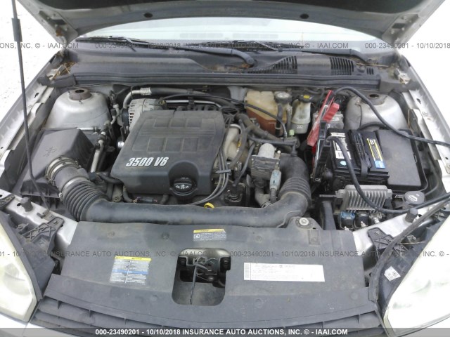 1G1ZT54855F243263 - 2005 CHEVROLET MALIBU LS Gümüş foto 10