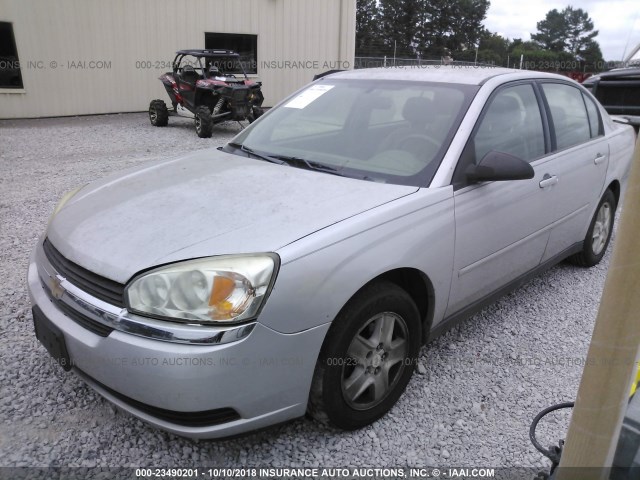1G1ZT54855F243263 - 2005 CHEVROLET MALIBU LS Gümüş foto 2