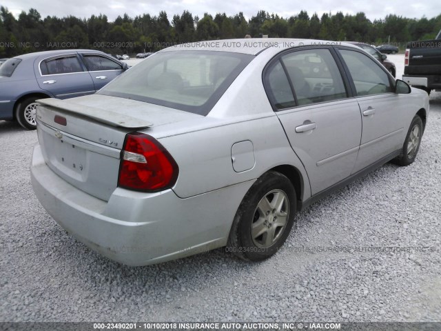 1G1ZT54855F243263 - 2005 CHEVROLET MALIBU LS Gümüş foto 4