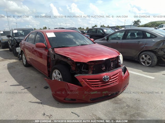 4T1BE46K67U031584 - 2007 TOYOTA CAMRY NEW GENERAT CE/LE/XLE/SE RED photo 6