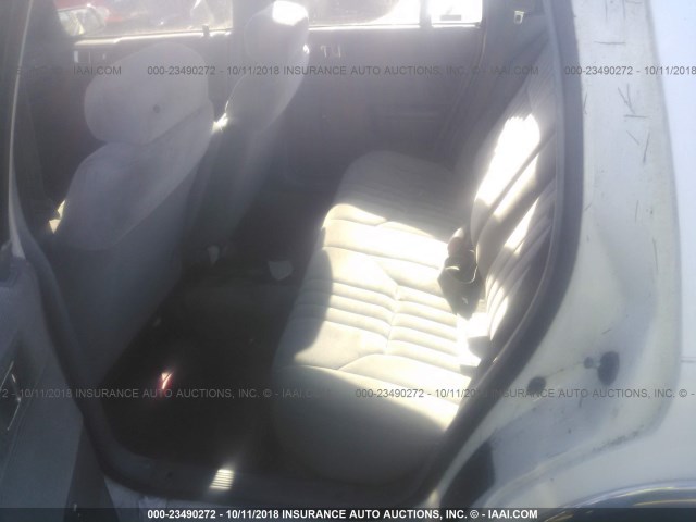 1C3XA3630PF600236 - 1993 CHRYSLER LEBARON LE A-BODY WHITE photo 8