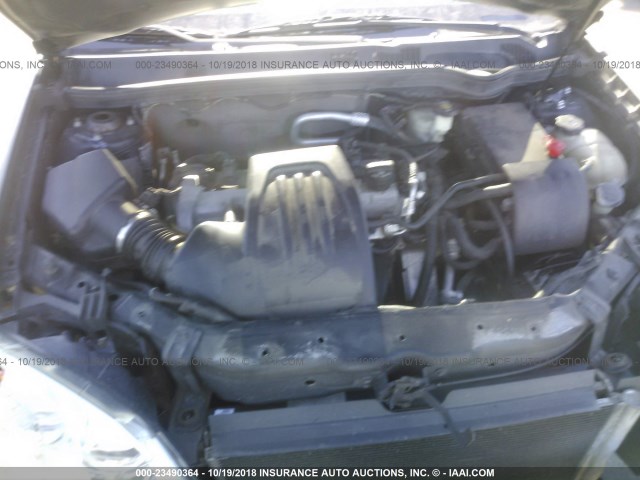 1G1AM15B467677845 - 2006 CHEVROLET COBALT SS BLACK photo 10