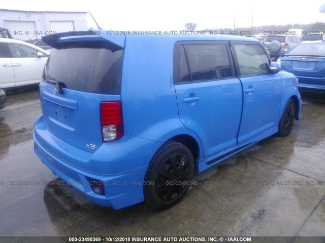 JTLZE4FE7B1138865 - 2011 TOYOTA SCION XB Көк фото 4