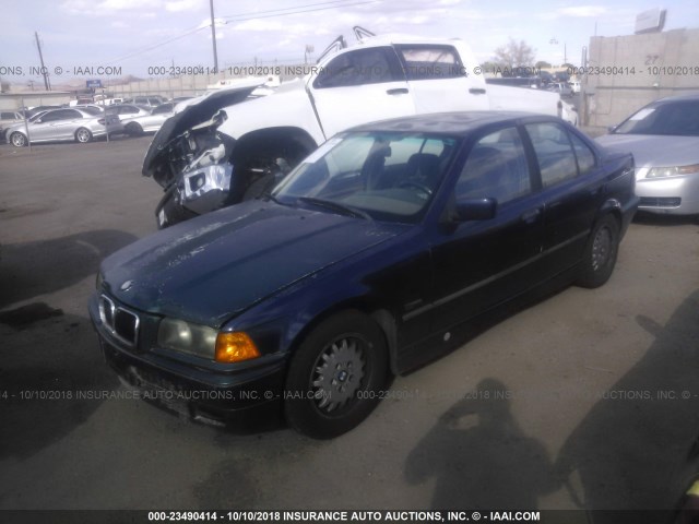 WBACD4322TAV36594 - 1996 BMW 328 I AUTOMATIC BLUE photo 2