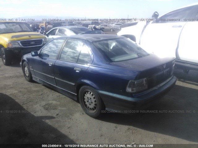 WBACD4322TAV36594 - 1996 BMW 328 I AUTOMATIC BLUE photo 3