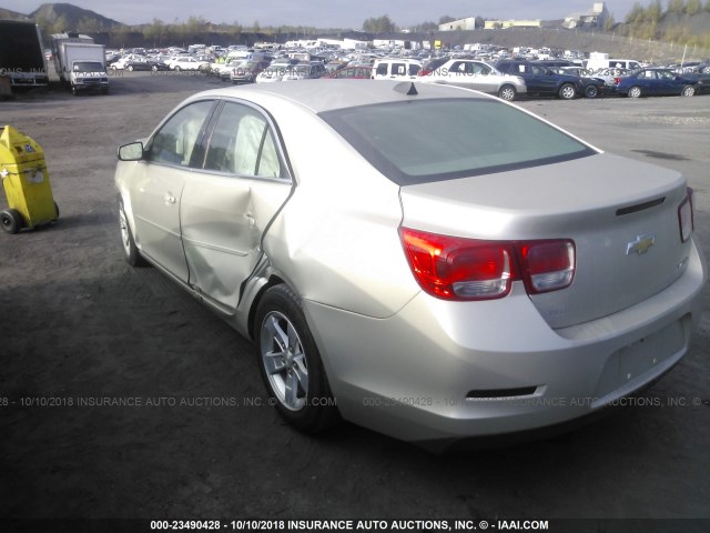 1G11B5SA8DF159460 - 2013 CHEVROLET MALIBU LS შამპანური ფოტო 3