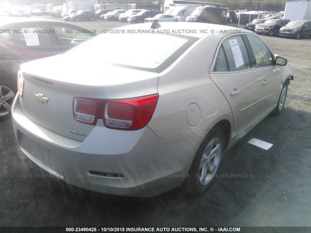 1G11B5SA8DF159460 - 2013 CHEVROLET MALIBU LS შამპანური ფოტო 4