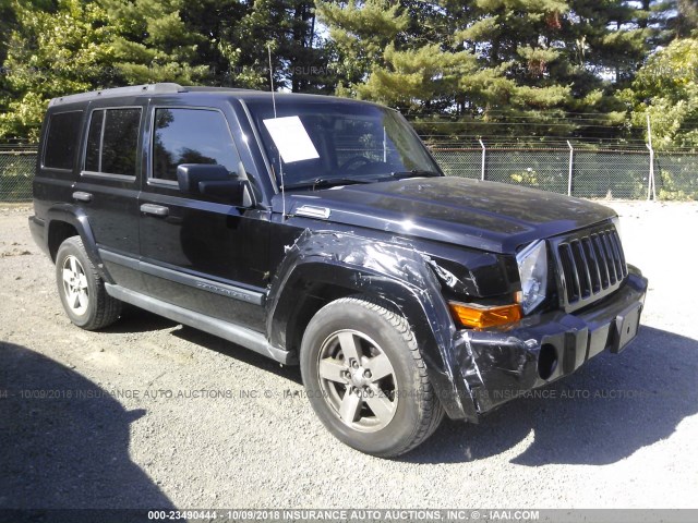 1J8HG48N96C244543 - 2006 JEEP COMMANDER შავი ფოტო 1