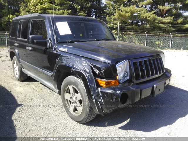 1J8HG48N96C244543 - 2006 JEEP COMMANDER შავი ფოტო 6