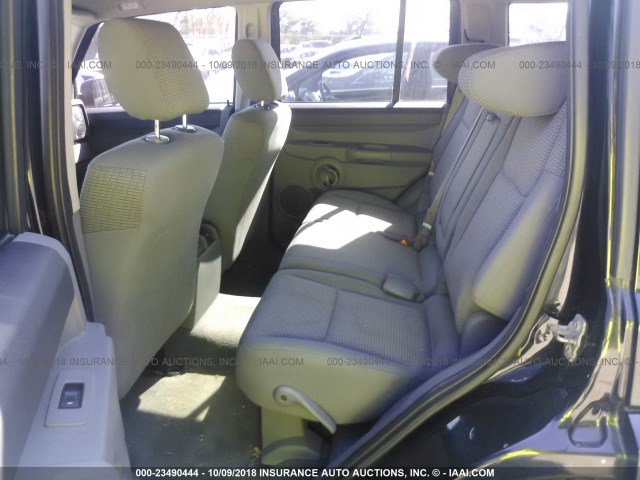 1J8HG48N96C244543 - 2006 JEEP COMMANDER შავი ფოტო 8