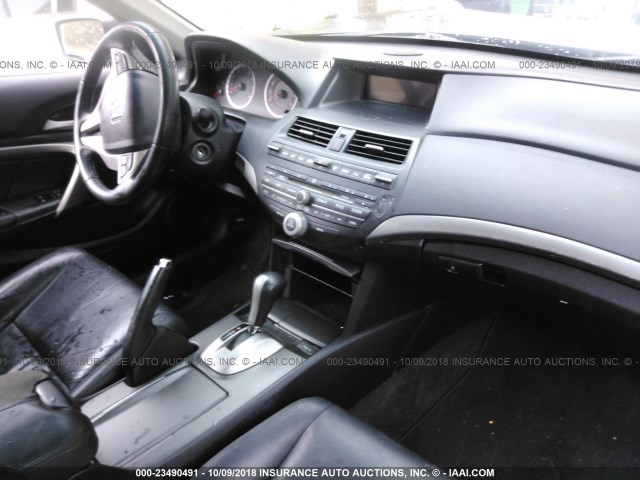 1HGCS228X8A018440 - 2008 HONDA ACCORD EXL GRAY photo 5