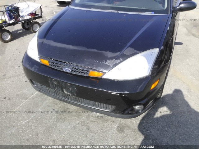 3FAHP39542R200483 - 2002 FORD FOCUS SVT BLACK photo 6