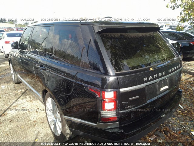 SALGS3TF4FA205407 - 2015 LAND ROVER RANGE ROVER SUPERCHARGED BLACK photo 6