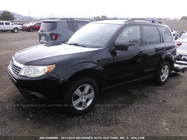 JF2SH6BCXAH768116 - 2010 SUBARU FORESTER XS Qara foto 2