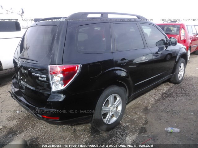 JF2SH6BCXAH768116 - 2010 SUBARU FORESTER XS Qara foto 4
