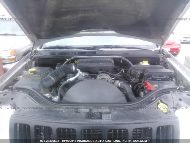 1J4GR48K65C715642 - 2005 JEEP GRAND CHEROKEE LAREDO/COLUMBIA/FREEDOM 银色 照片 10