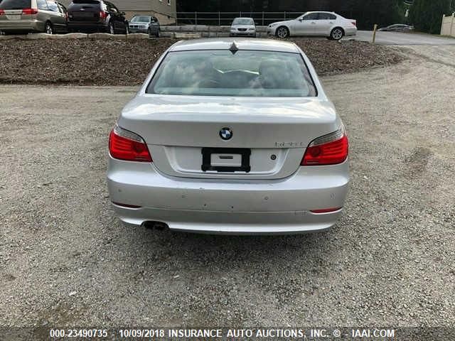 WBANV13569C156251 - 2009 BMW 528 XI SILVER photo 6