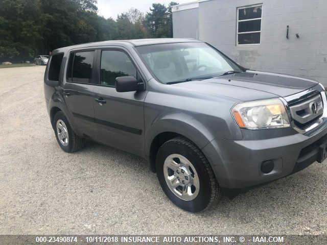 5FNYF48269B045182 - 2009 HONDA PILOT LX GRAY photo 1