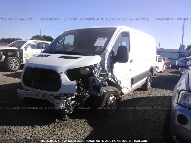 1FTYE1ZM4JKA61096 - 2018 FORD TRANSIT T-150 WHITE photo 2