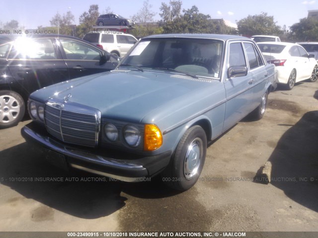 12303312018655 - 1977 MERCEDES-BENZ 280E BLUE photo 2