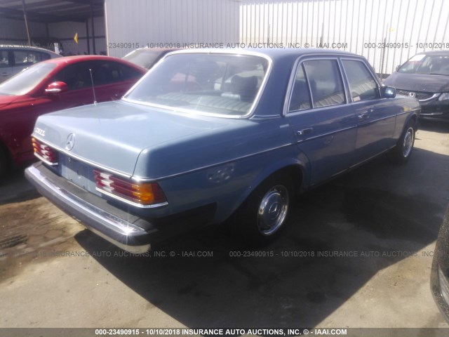 12303312018655 - 1977 MERCEDES-BENZ 280E BLUE photo 4