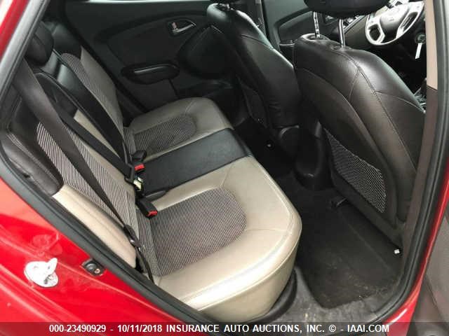 KM8JUCAC2CU345882 - 2012 HYUNDAI TUCSON GLS/LIMITED 红色 照片 8