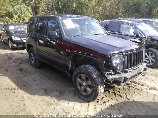 1J4PN3GK2BW513849 - 2011 JEEP LIBERTY RENEGADE BLACK photo 1