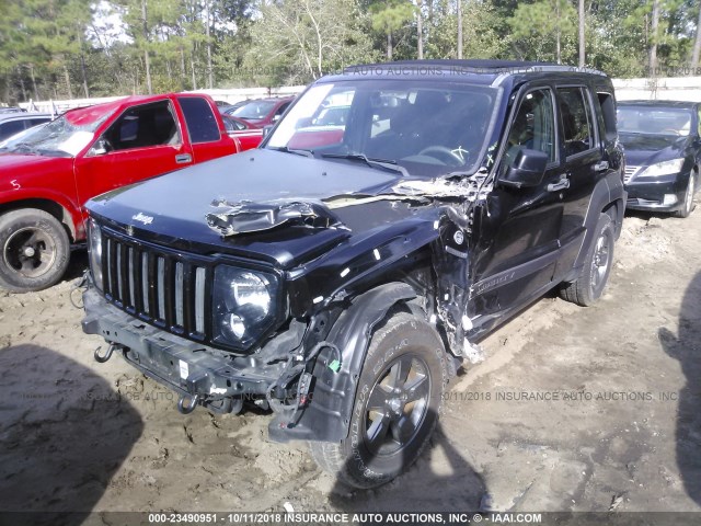 1J4PN3GK2BW513849 - 2011 JEEP LIBERTY RENEGADE BLACK photo 6