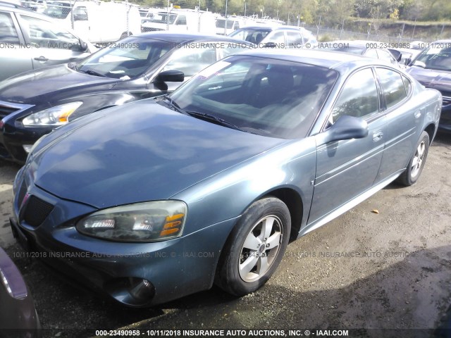2G2WP552561144187 - 2006 PONTIAC GRAND PRIX TEAL photo 2