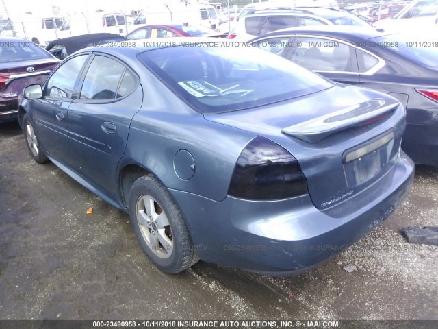2G2WP552561144187 - 2006 PONTIAC GRAND PRIX TEAL photo 3