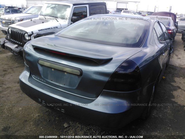 2G2WP552561144187 - 2006 PONTIAC GRAND PRIX TEAL photo 4