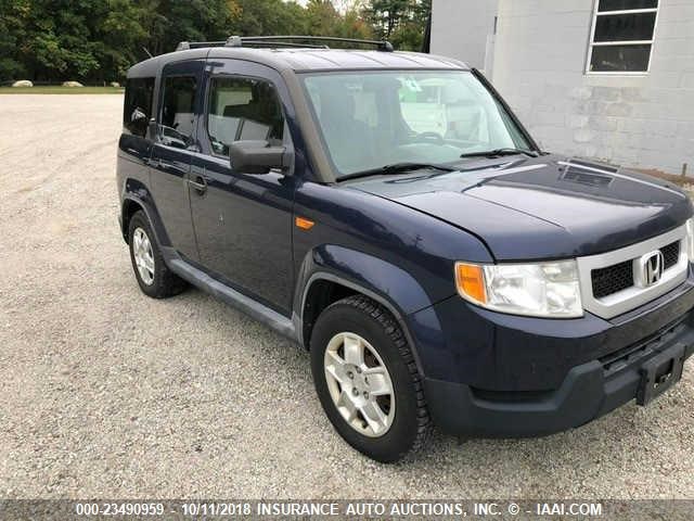 5J6YH283X9L004259 - 2009 HONDA ELEMENT LX BLUE photo 1