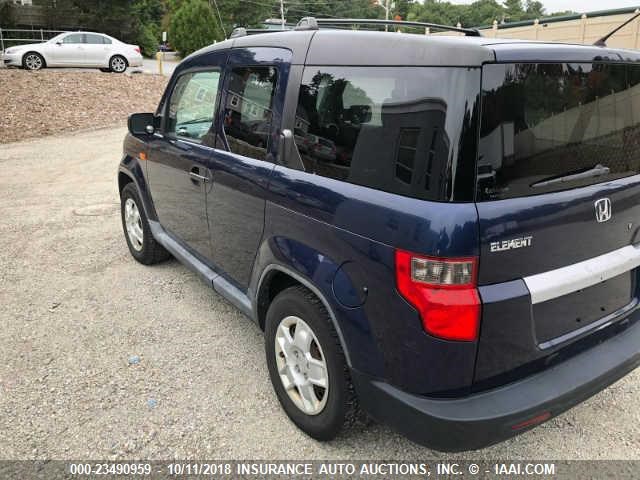 5J6YH283X9L004259 - 2009 HONDA ELEMENT LX BLUE photo 3