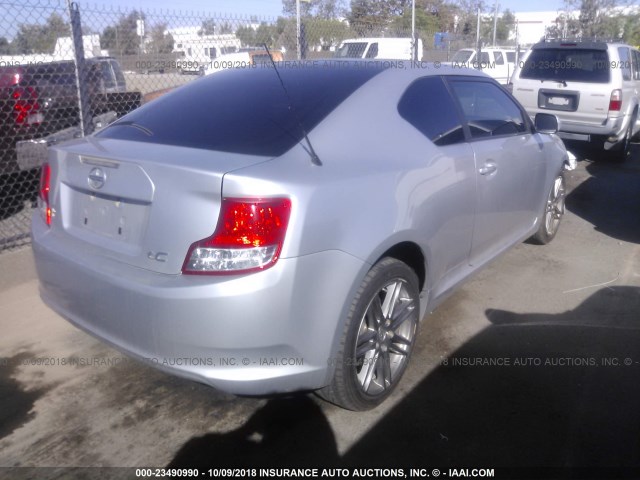 JTKJF5C74C3031448 - 2012 TOYOTA SCION TC 银色 照片 4